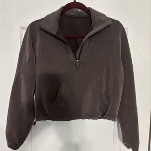 Lululemon Cropped 1/2 Zip Sweatshirt